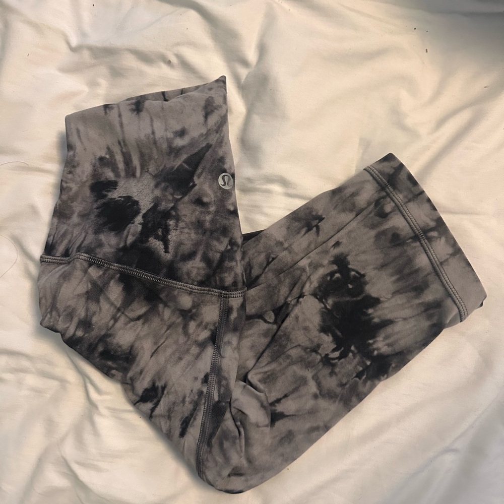lululemon athletica Black and Gray Athletic Shorts